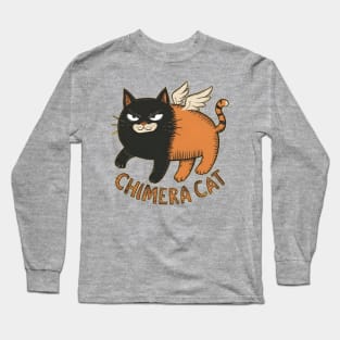 Cute cat chimera cat Long Sleeve T-Shirt